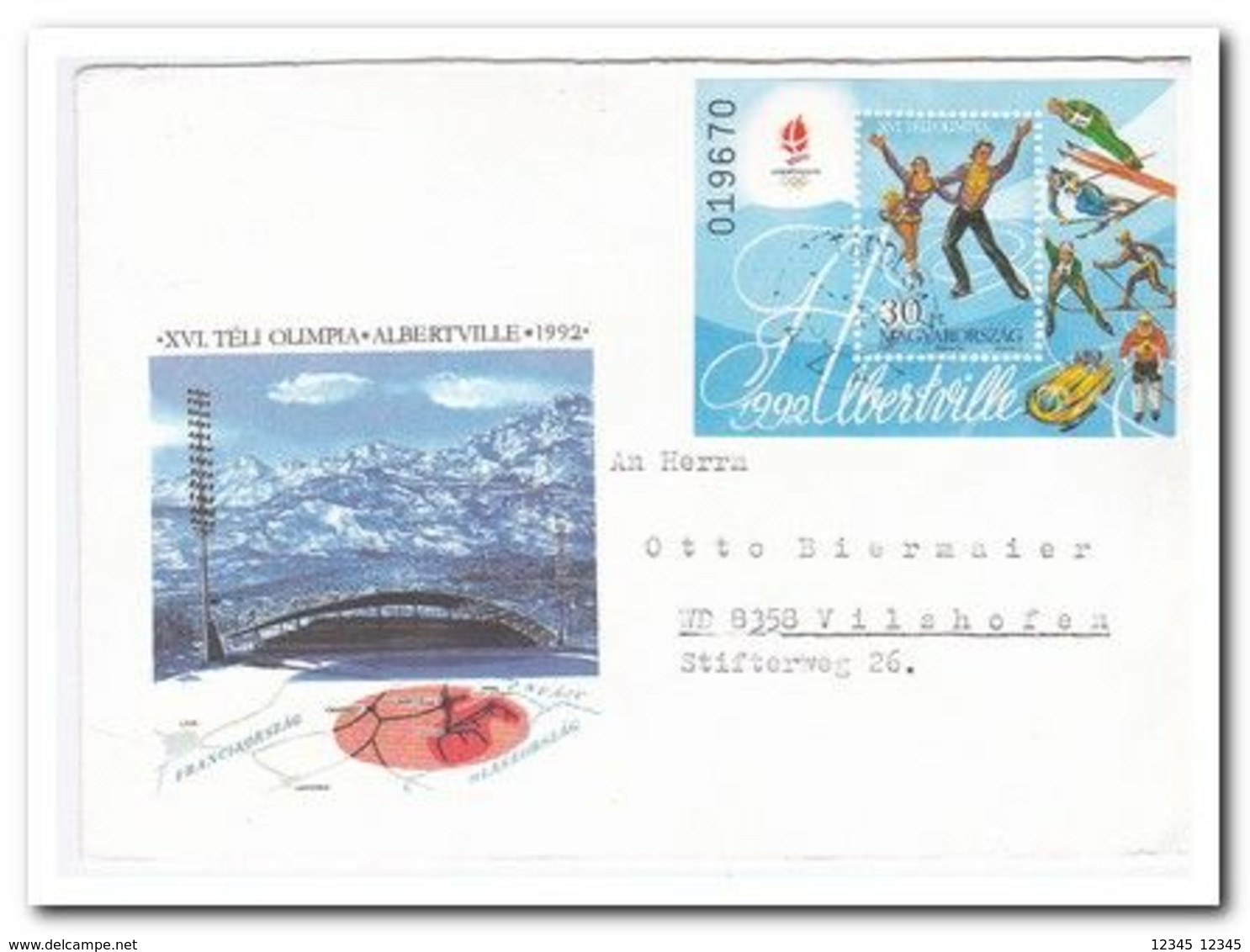 Hongarije 1991, Olympic Games - Lettres & Documents