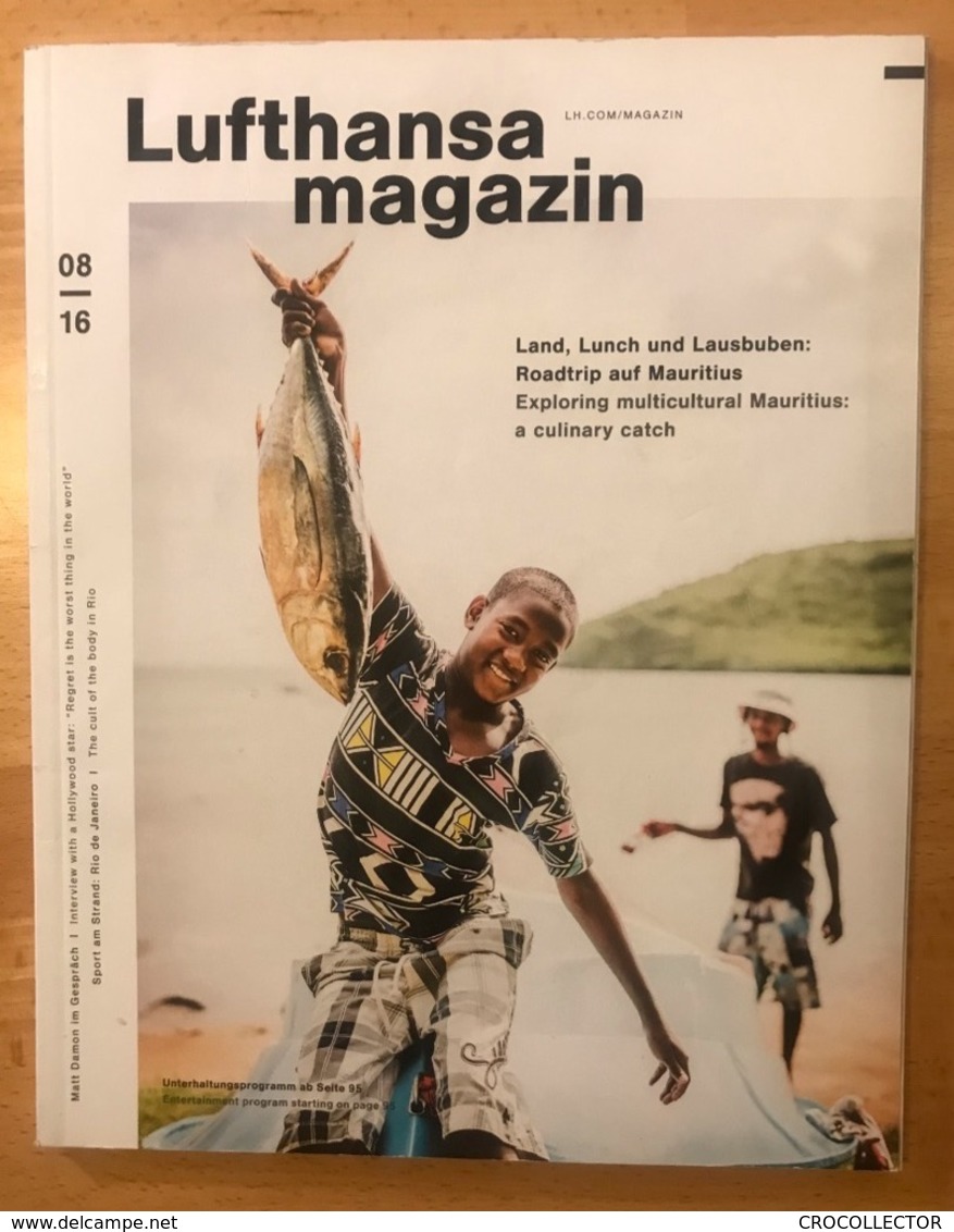 LUFTHANSA INFLIGHT MAGAZINE 08/2016 - Vluchtmagazines