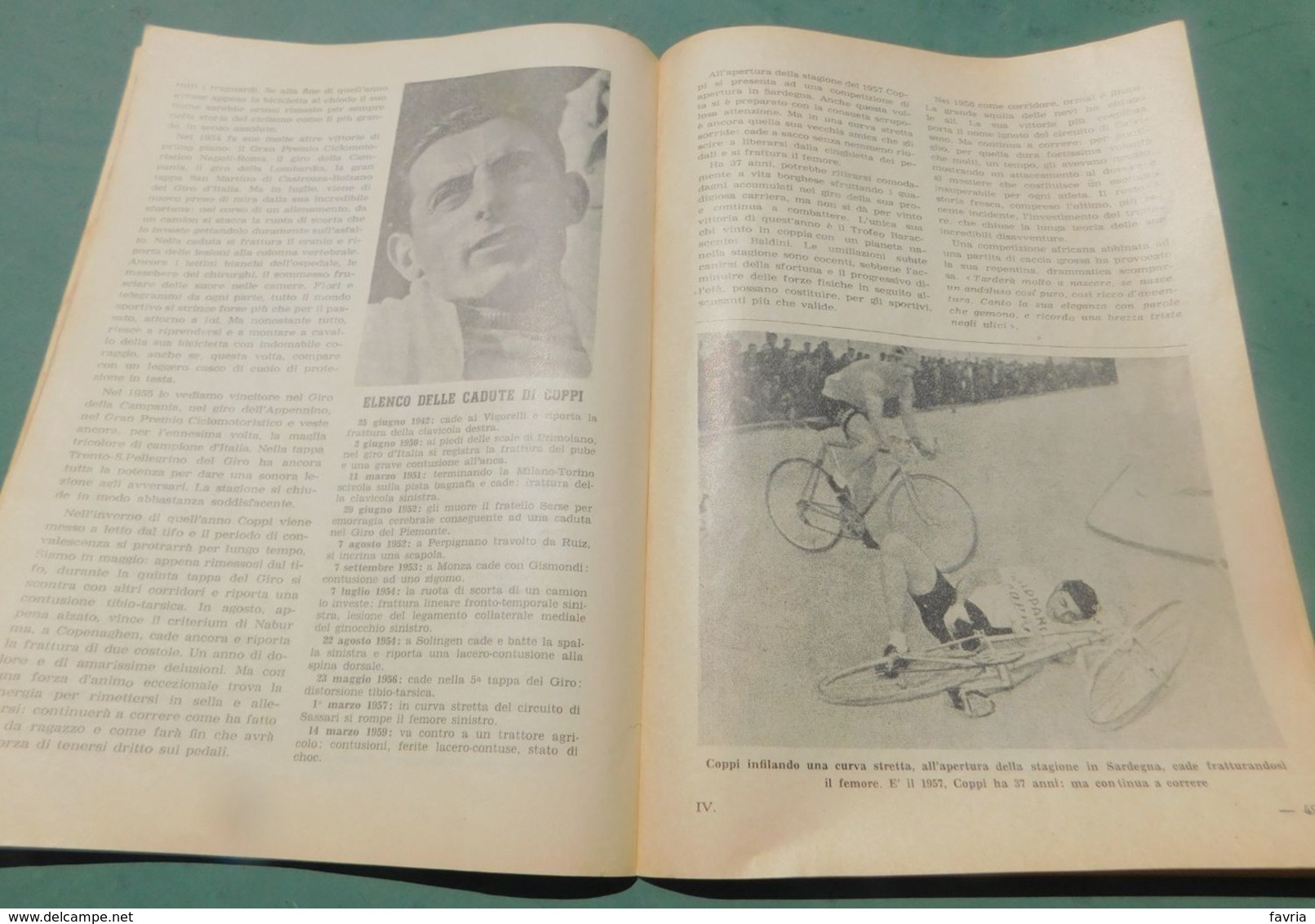 IL MITO DI FAUSTO COPPI - Ciclismo - Casa Editrice La Tribuna - Raro - Cycling