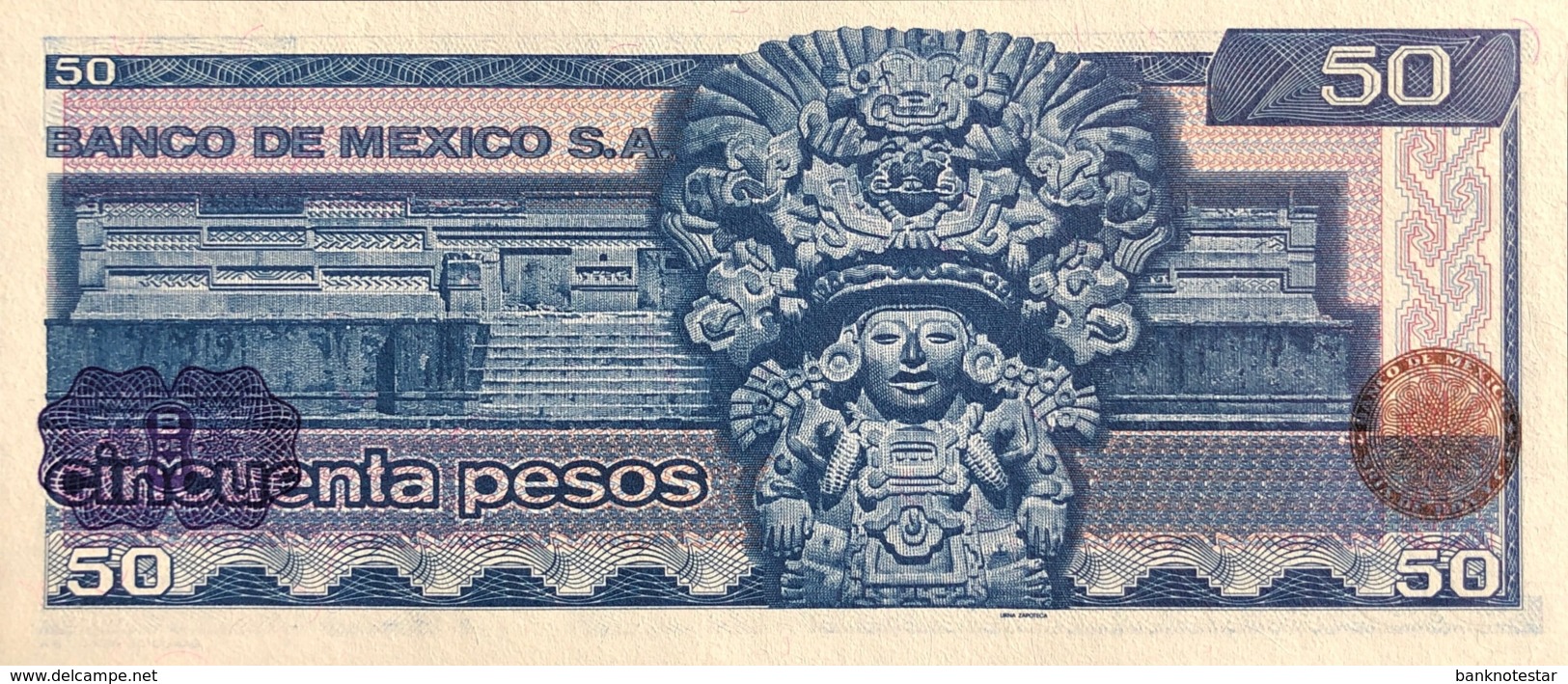 Mexico 50 Pesos, P-73 (27.1.1981) - UNC - Serie KZ - Mexico