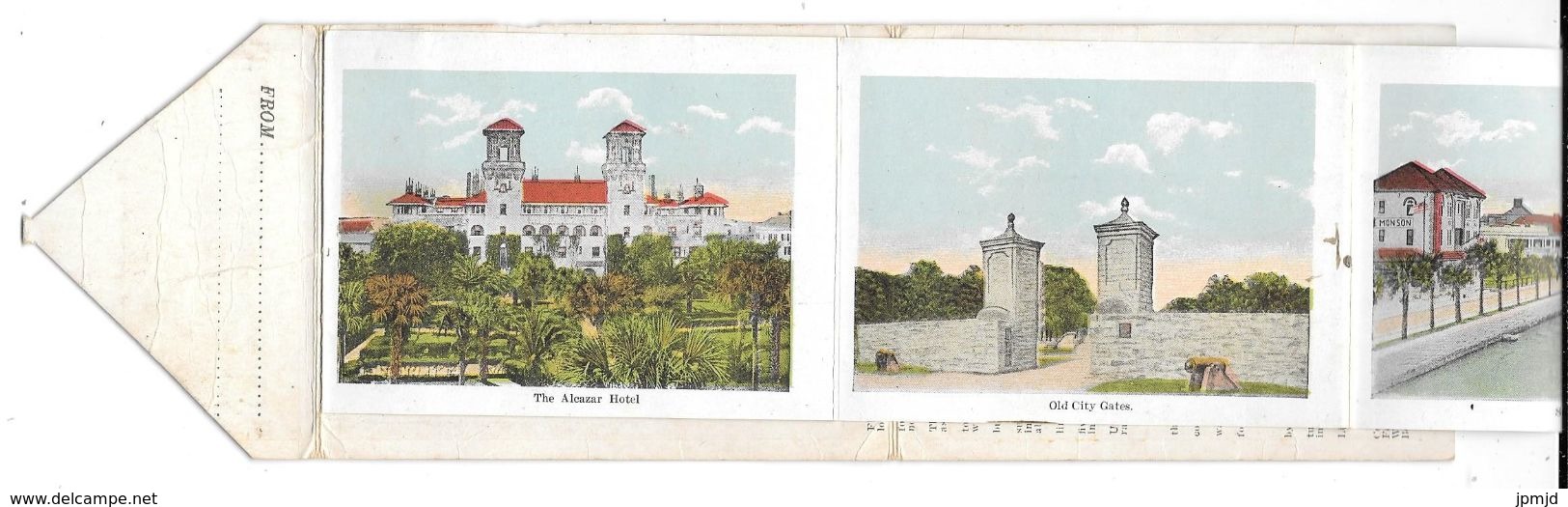 SI. AUGUSTINE, FLA. - OLDEST CITY IN THE UNITED STATES. - Souvenir Folder - 16 Views - Format: 8 X 11 Cm - St Augustine