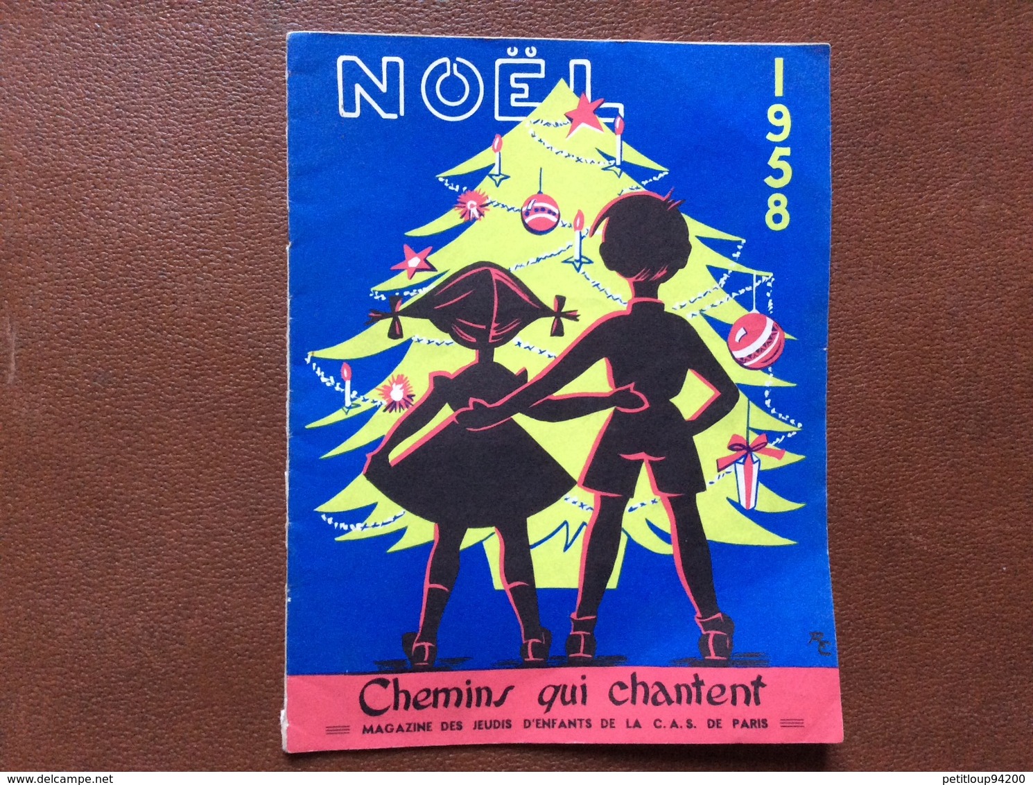 PROGRAMME  C.A.S. De PARIS  Fête Centrale  CHAPITEAU DES FRÈRES BOUGLIONE  Arbre De Noel 1958 - Programmi