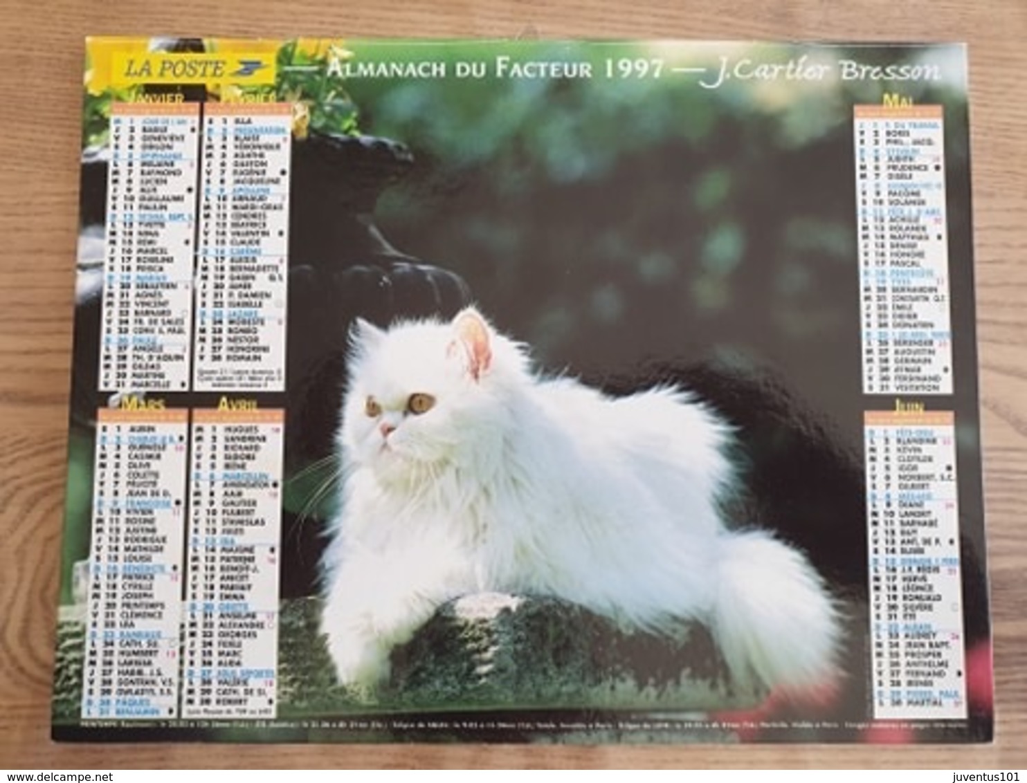 Calendrier-Almanach Des Postes P.T.T.     1997     Eure - Grand Format : 1991-00