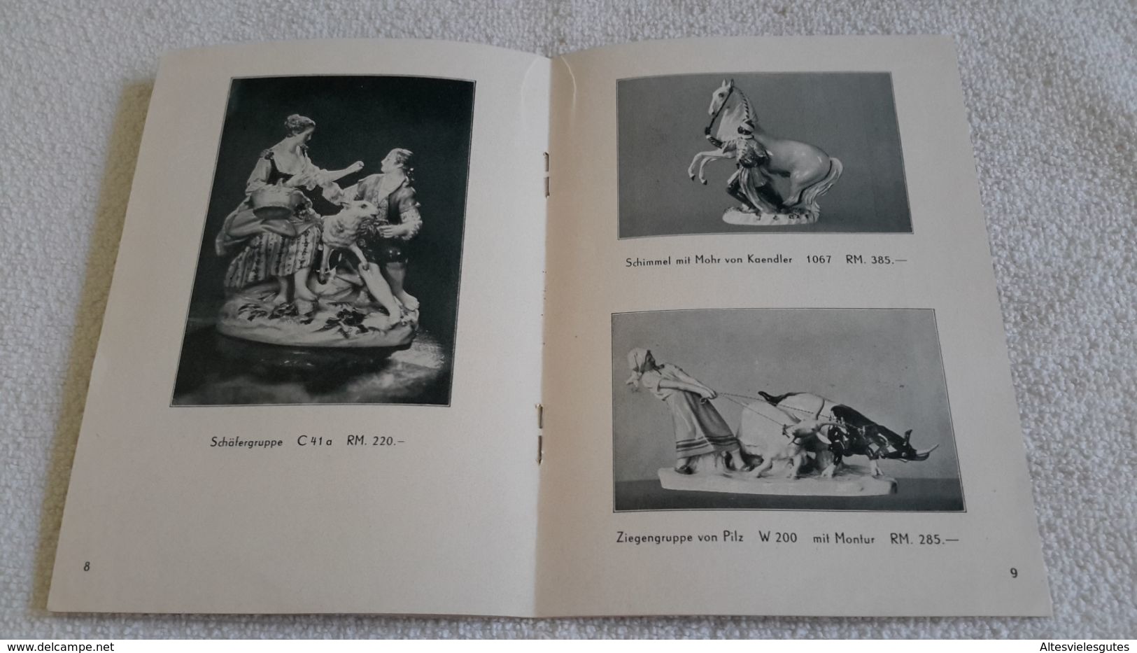 Rare Heftchen Meissen Die Staatliche Porzellan - Manufaktur Preise In Reichs Mark - Catálogos