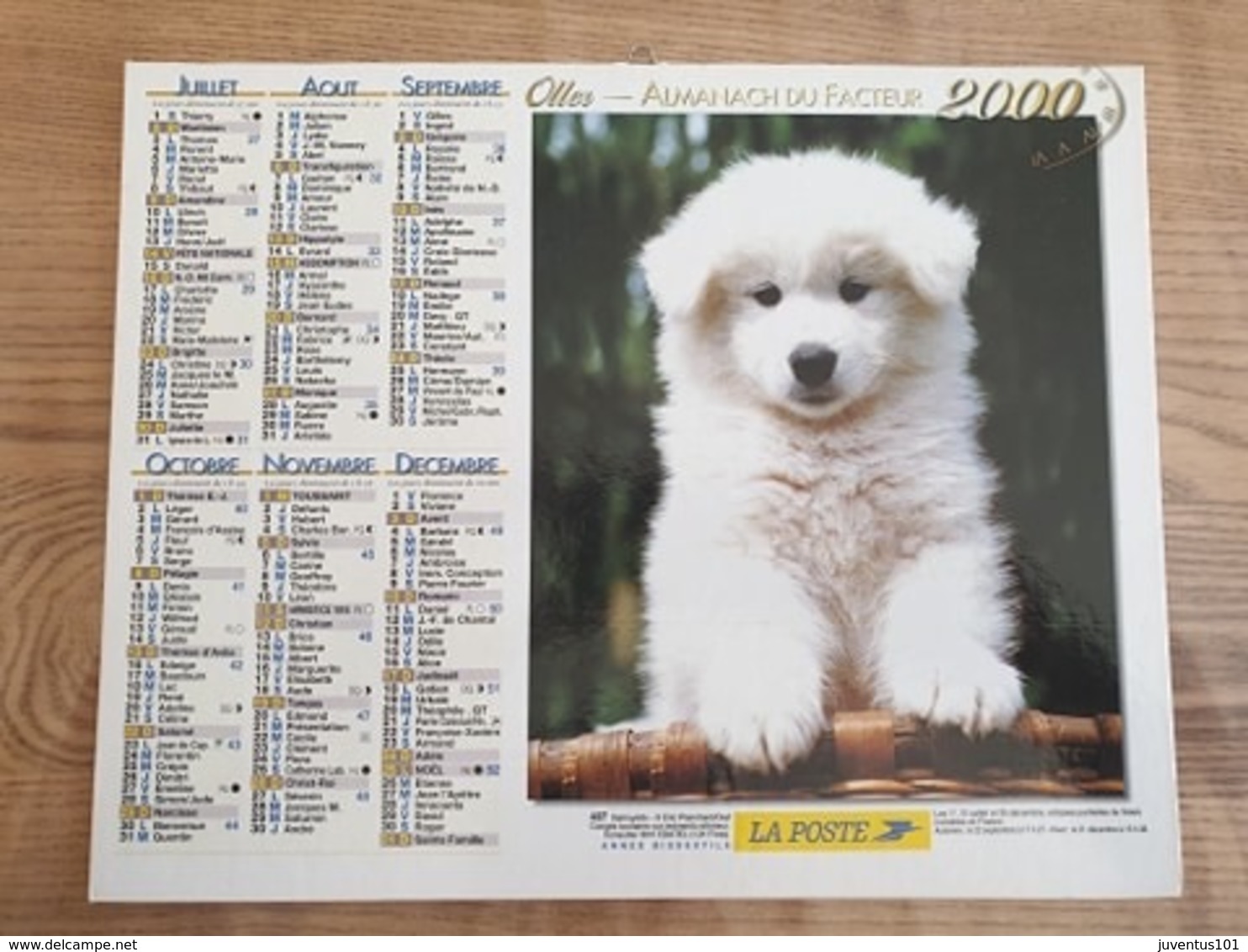 Calendrier-Almanach Des Postes P.T.T.     2000     Eure - Grand Format : 1991-00