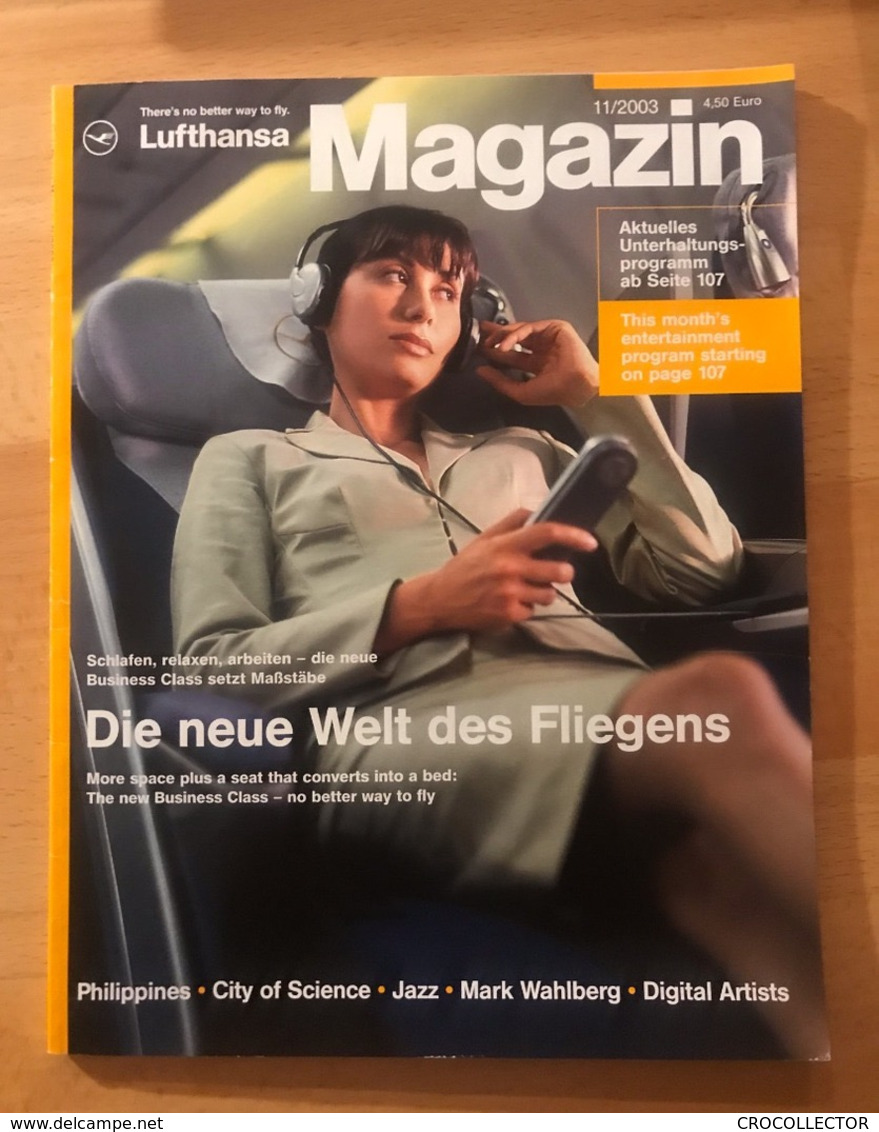 LUFTHANSA INFLIGHT MAGAZINE 11/2003 - Magazines Inflight