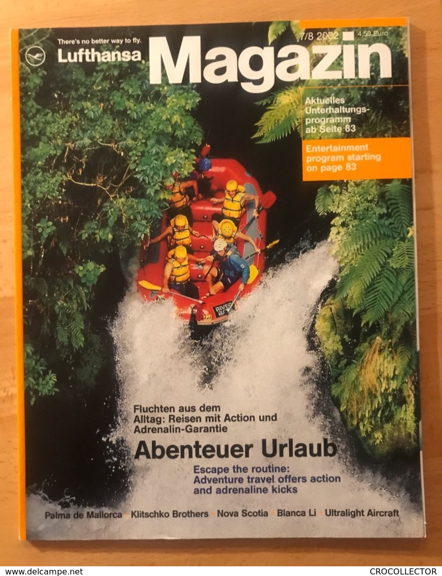 LUFTHANSA INFLIGHT MAGAZINE 07/08/2002 - Magazines Inflight