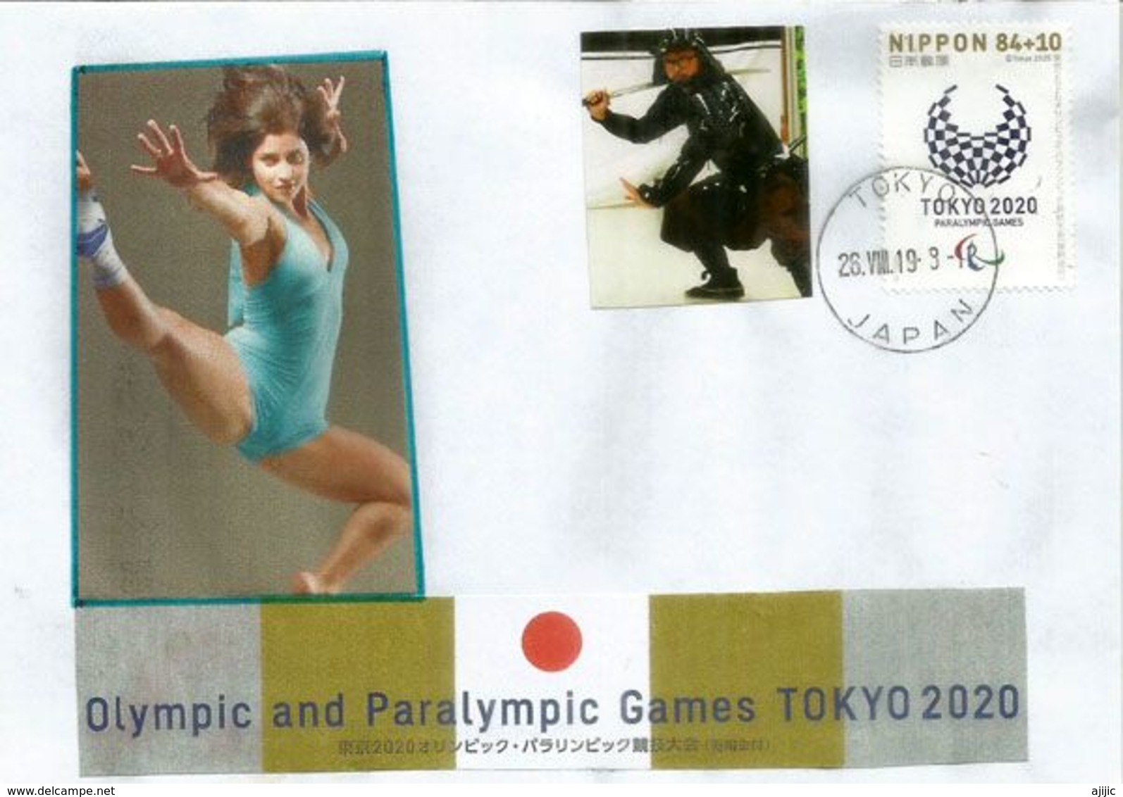 Gymnastics At The 2020 Summer Olympics. Enveloppe Spéciale De Tokyo. - Estate 2020 : Tokio