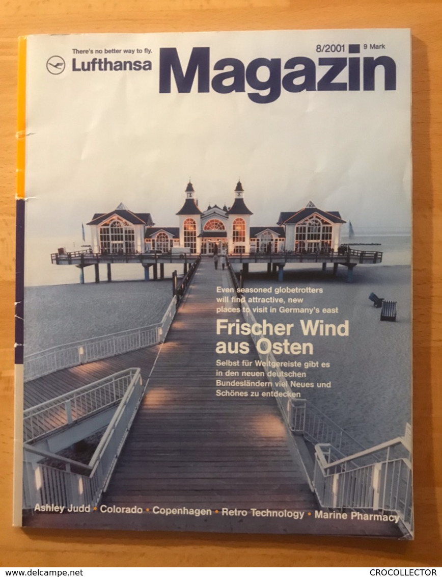 LUFTHANSA INFLIGHT MAGAZINE 08/2001 - Vluchtmagazines