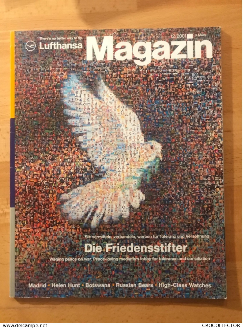 LUFTHANSA INFLIGHT MAGAZINE 12/2001 - Flugmagazin