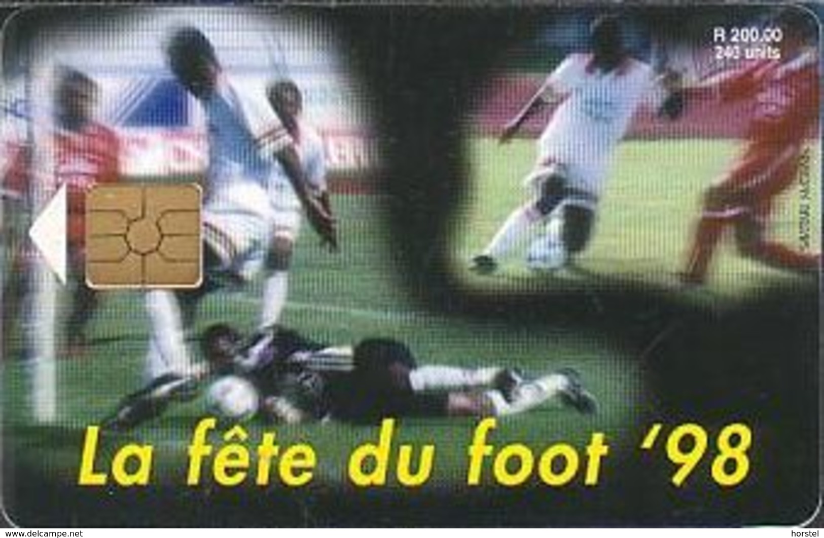 Mauritius Chip Mau 35  Fußball- Weltmeisterschaft 1998 - 240 Units - Maurice