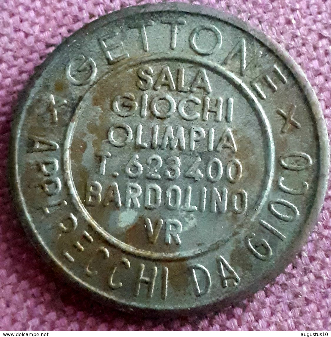 GETTONE TOKEN JETON FICHA Olimpia Bardolino APPARECCHI DA GIOCO - Monetary/Of Necessity