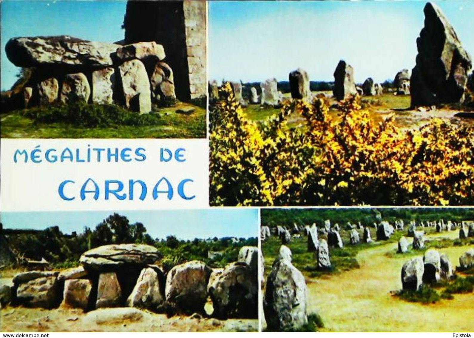 CPSM Carnac Dolmen Menhir - Dolmen & Menhirs