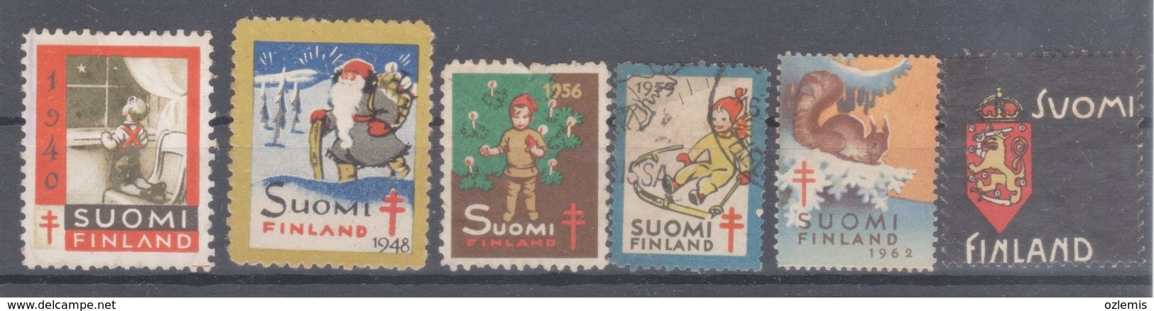 SUOMI FINLAND  CHRISTMAS CHARITY -JUL LABELS ,VIGNETTE - Christmas