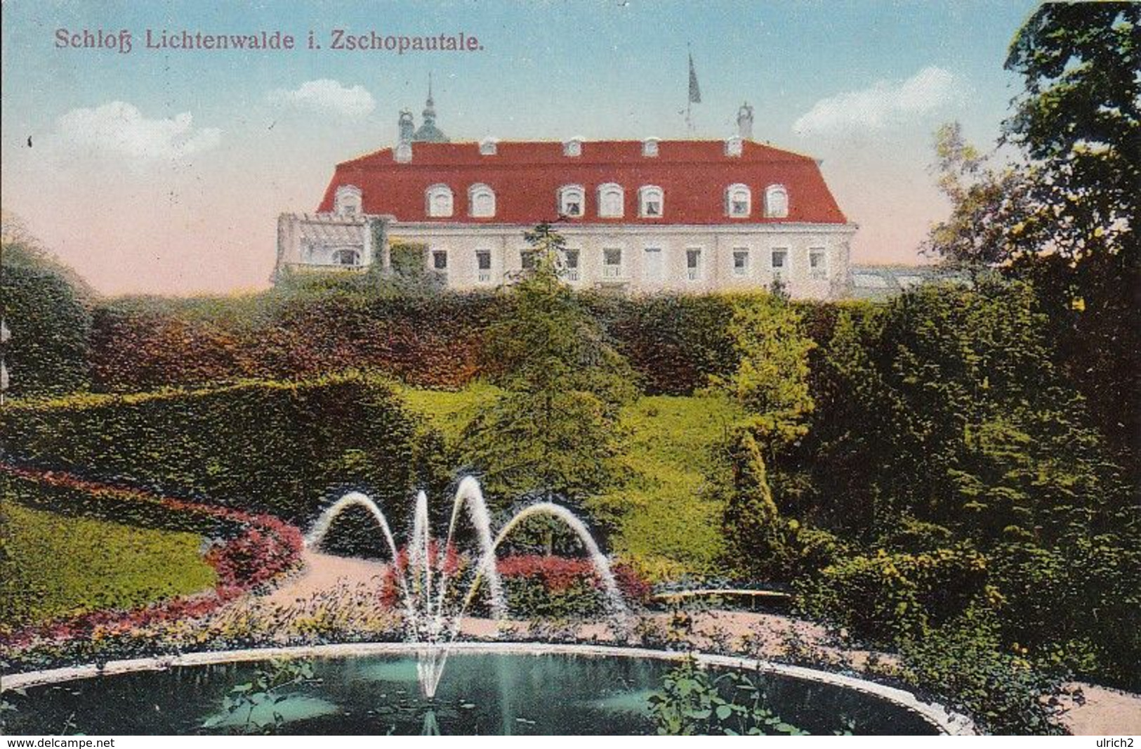 AK Schloß Lichtenwalde Im Zschopautale - Ca. 1910  (51542) - Zschopau