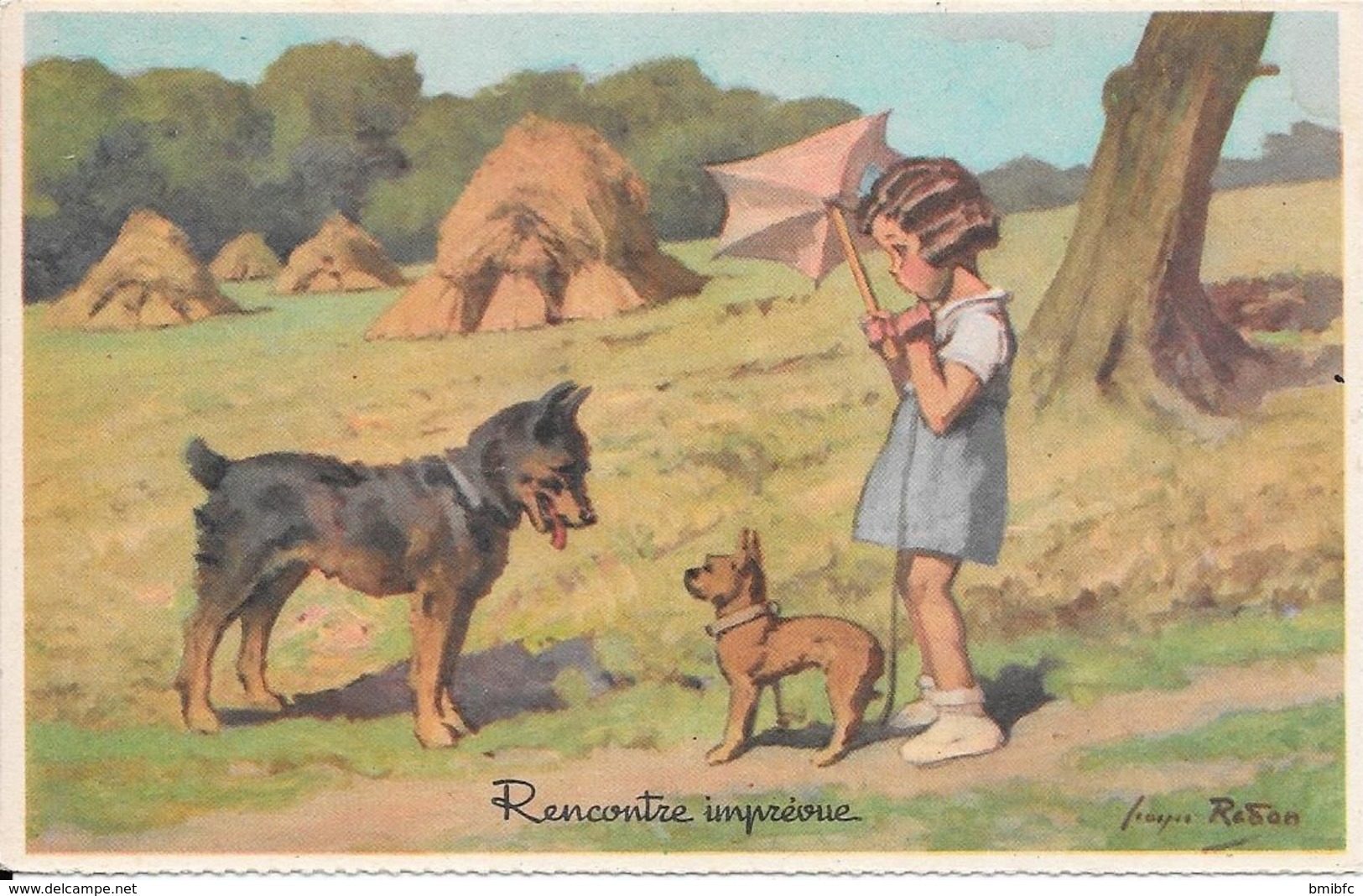 De Georges REDON - Rencontre Imprévue -  (N° 4 Série 1939) - Redon