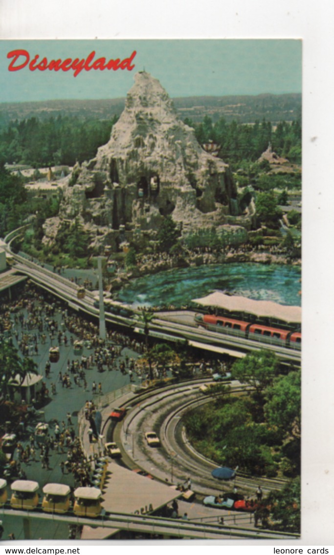 Cpa.Etats-Unis.California.Disneyland.1972.Aerial View Of Disneyland - Anaheim