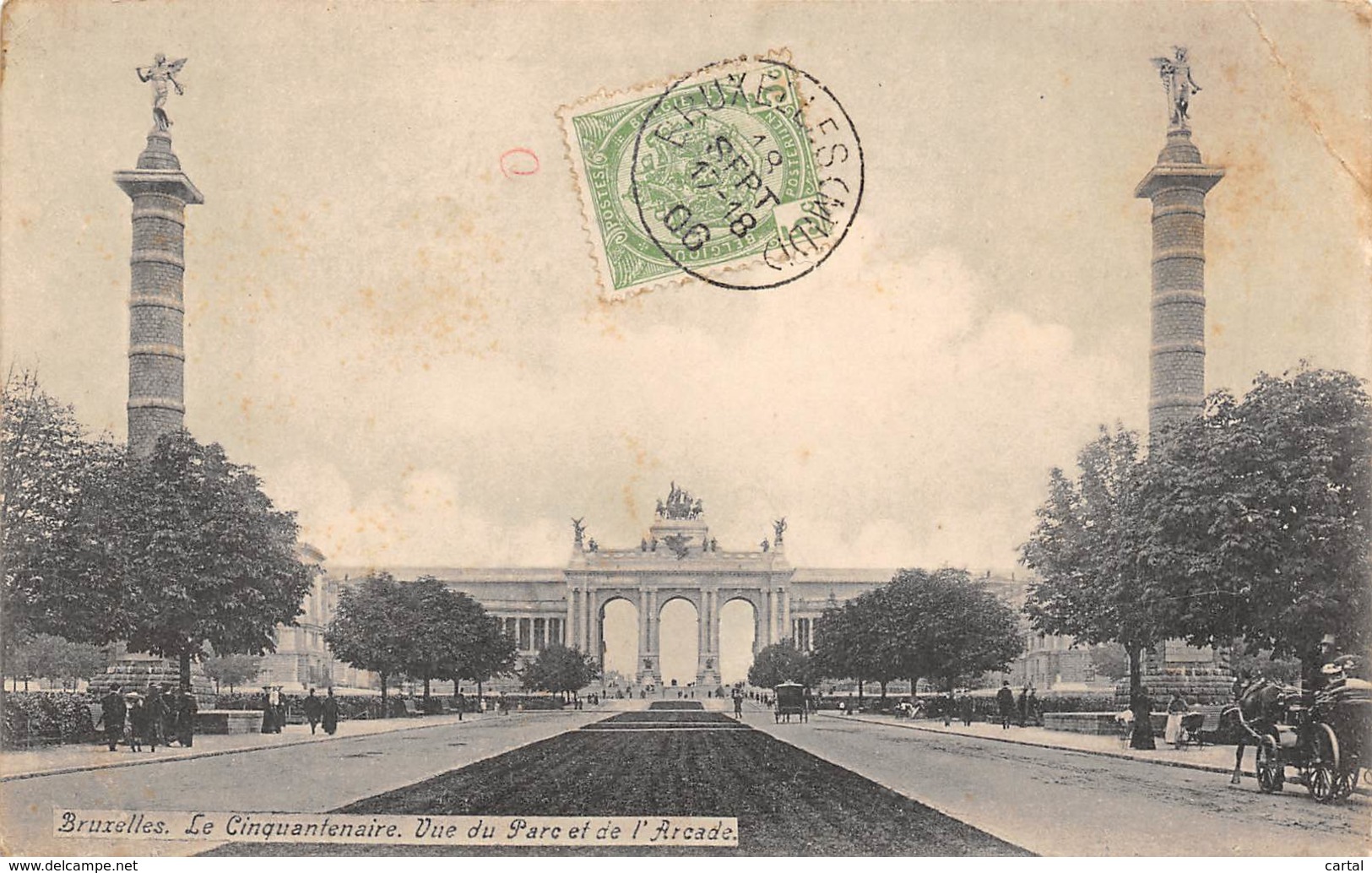 BRUXELLES - Le Cinquantenaire - Vue Du Parc Et De L'Arcade. - Forests, Parks