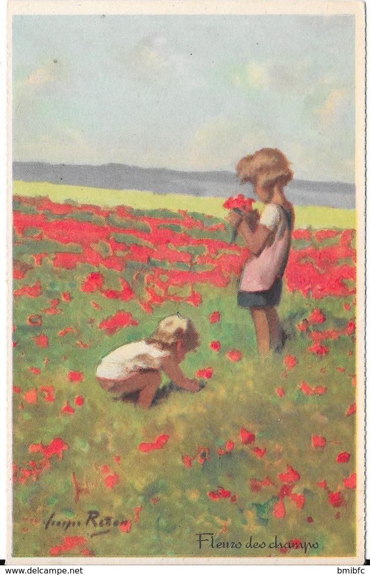 De Georges REDON - Fleur Des Champs -  (N° 9 Série 1939) - Redon