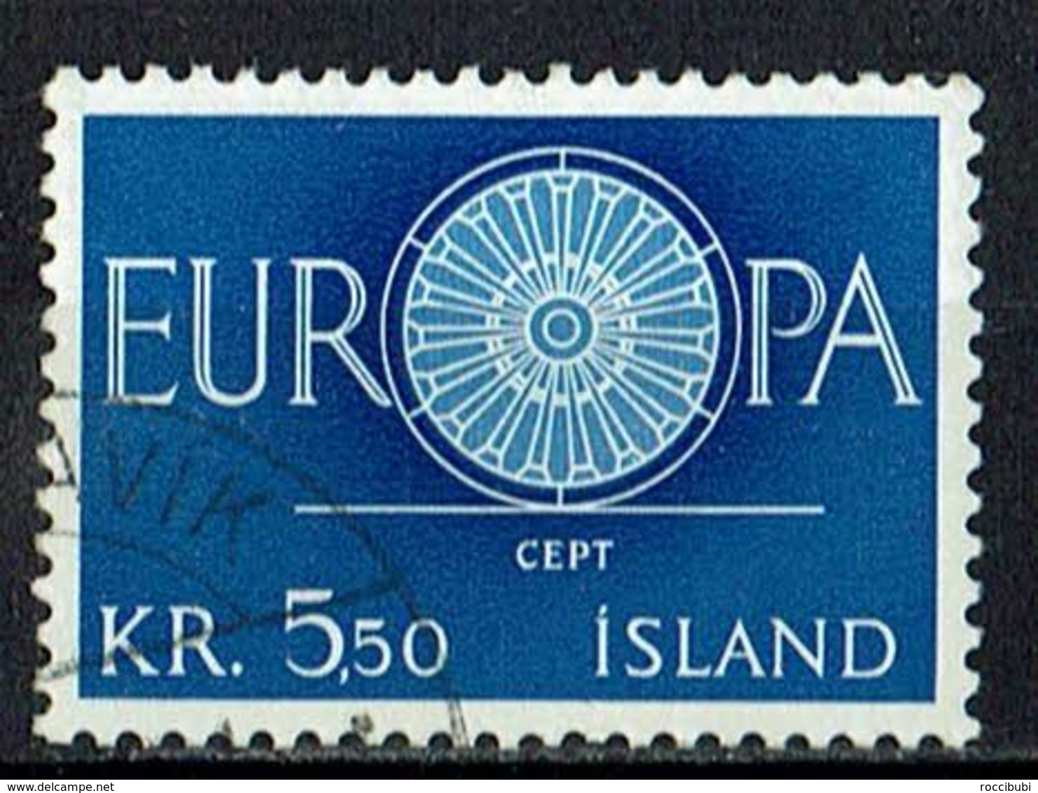 Island 1960 // 344 O Europa - Used Stamps