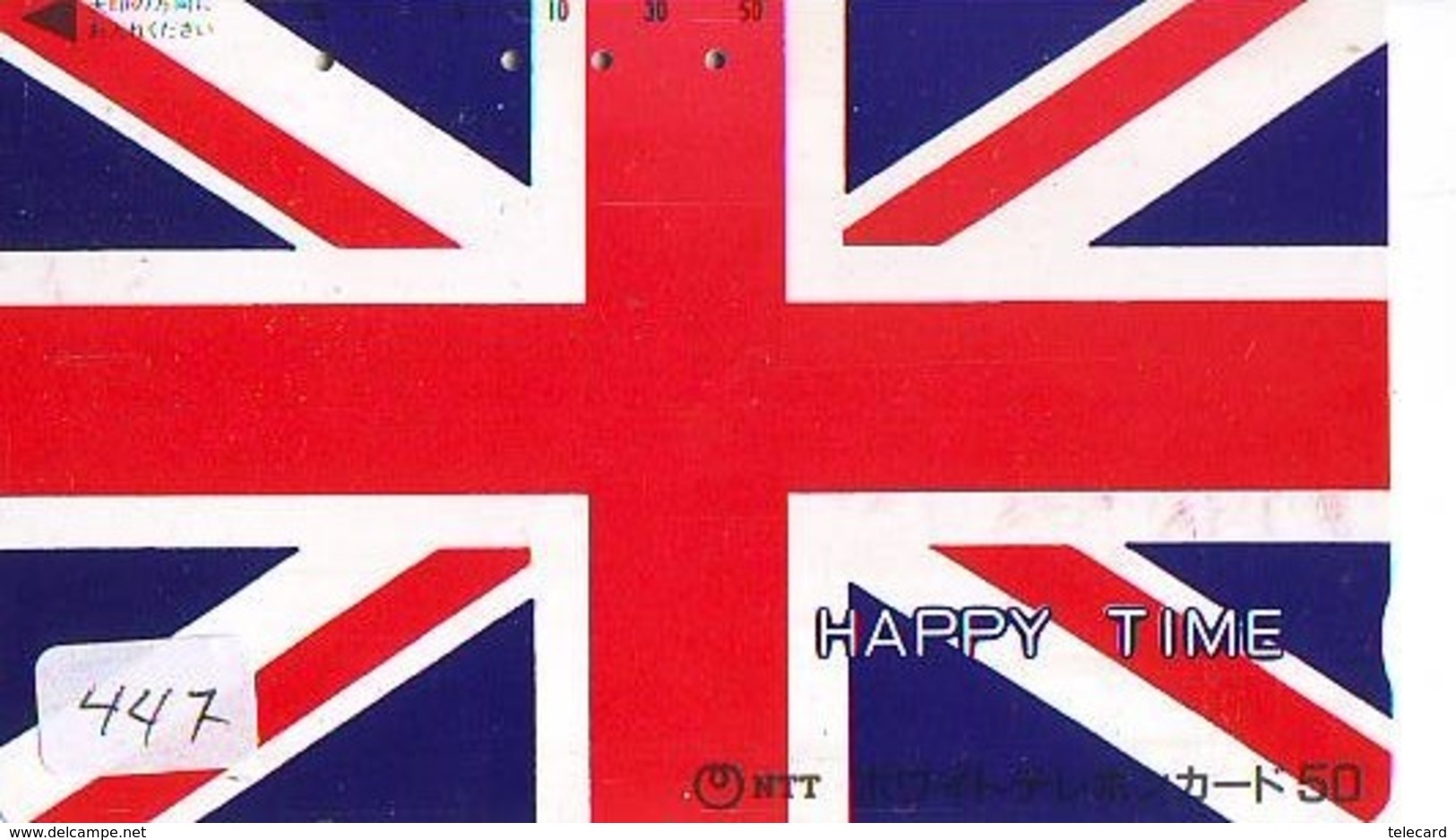 Télécarte Japon * ANGLETERRE * ENGLAND *  (447) GREAT BRITAIN RELATED * Phonecard Japan - Culture