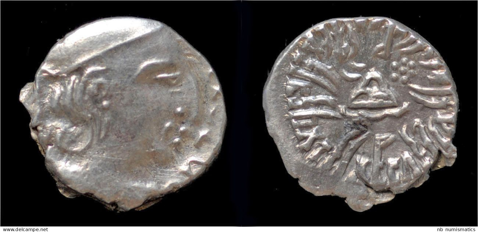 India Western Satraps King Rudrasena III AR Drachm - Indian