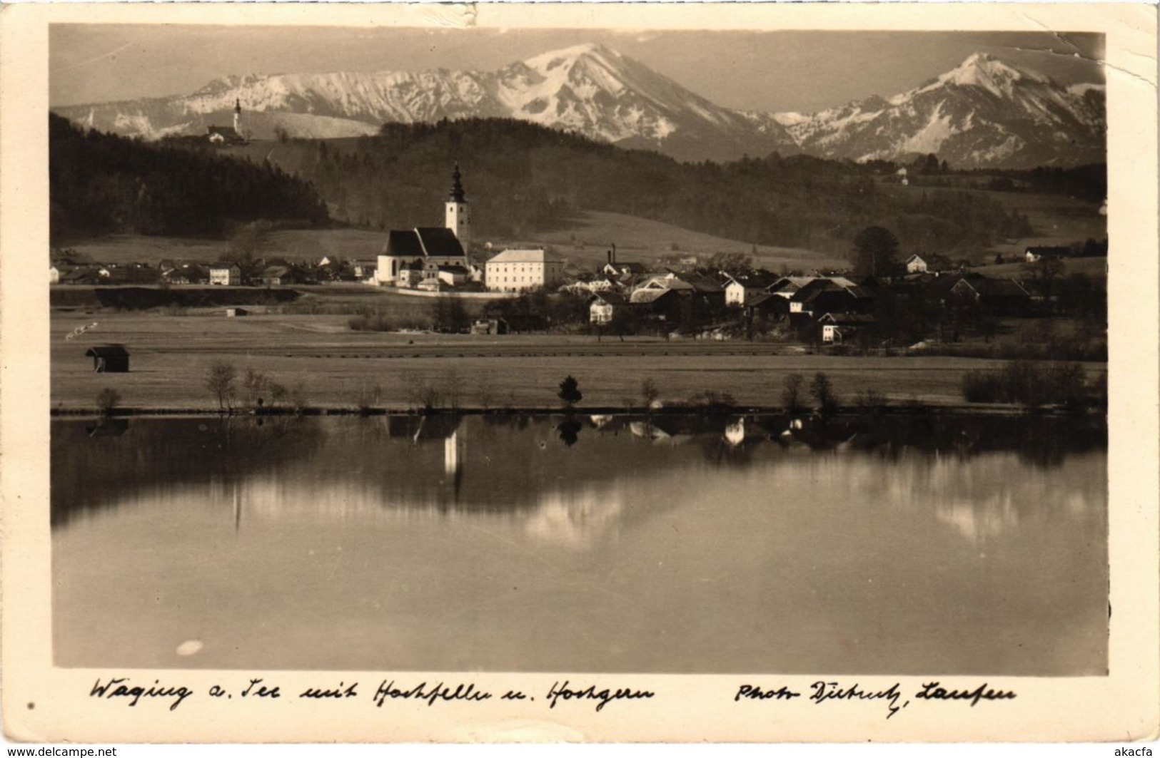 CPA AK Waging Am See Mit Hochfelln U. Hochgern - Panorama GERMANY (1034235) - Waging