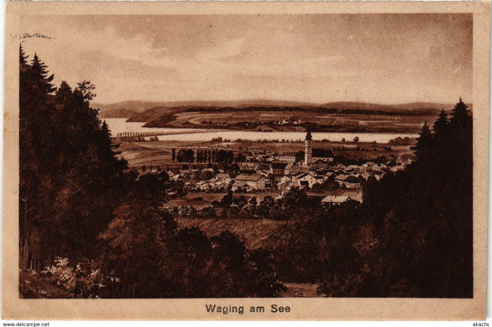 CPA AK Waging Am See - Panorama GERMANY (1034246) - Waging