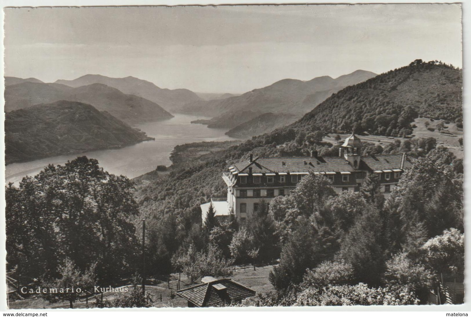 SUISSE TI TESSIN CADEMARIO KURHAUS - Cademario