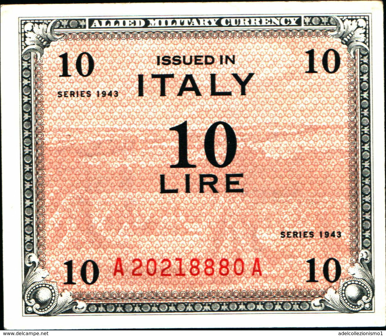 19897) BANCONOTA Da 2 LIRE AM OCCUPAZIONE AMERICANA ITALIA MONOLINGUA FLC 1943  -banconota Non Trattata.vedi Foto - 2. WK - Alliierte Besatzung