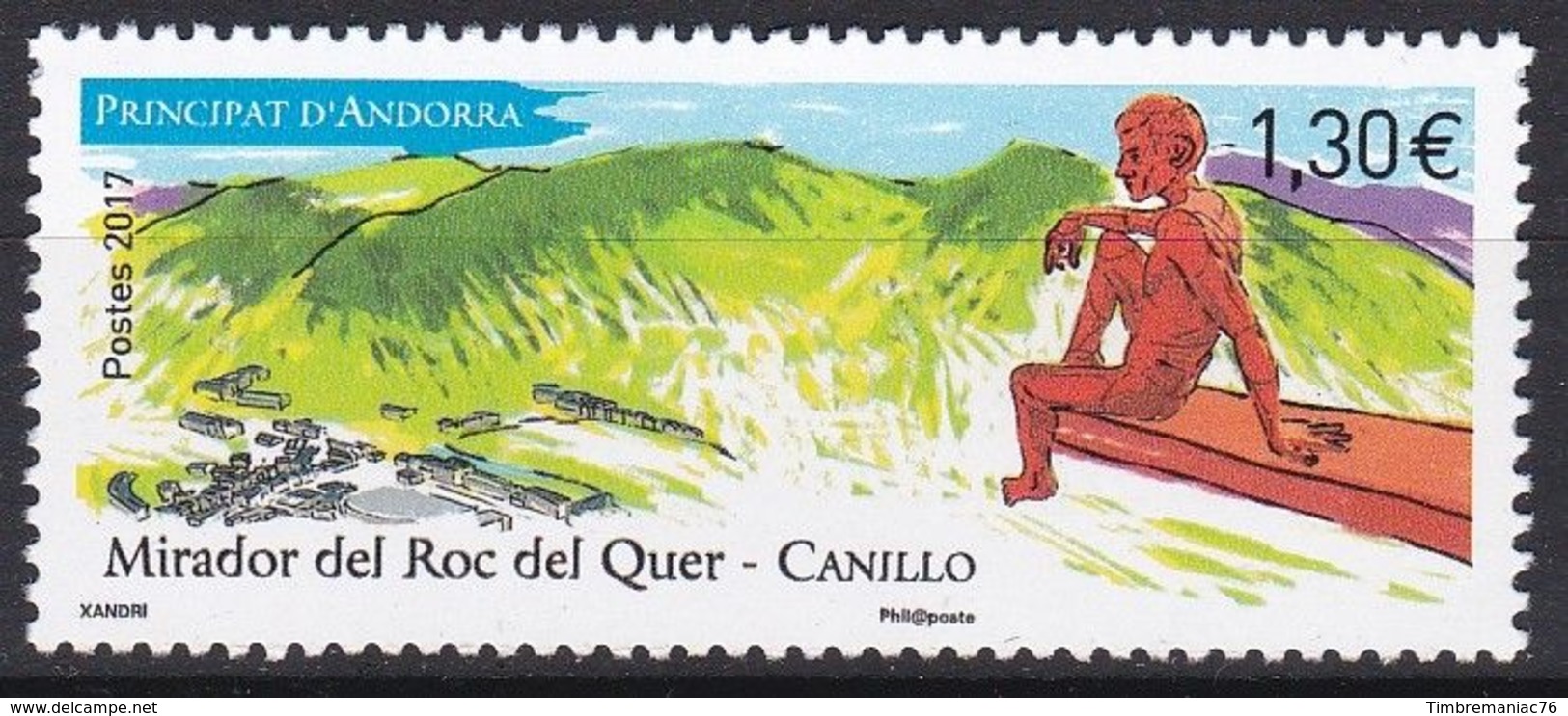 Andorre Français T U C 2017 YF 802 Neuf - Unused Stamps