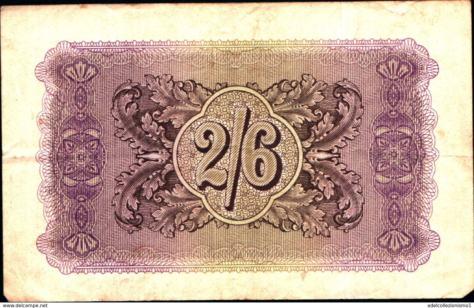 20025) BANCONOTA DELLA  BRITISH MILITARY AUTORITY " 2/6 SHILLINGS "    -banconota Non Trattata.vedi Foto - Occupation Alliés Seconde Guerre Mondiale