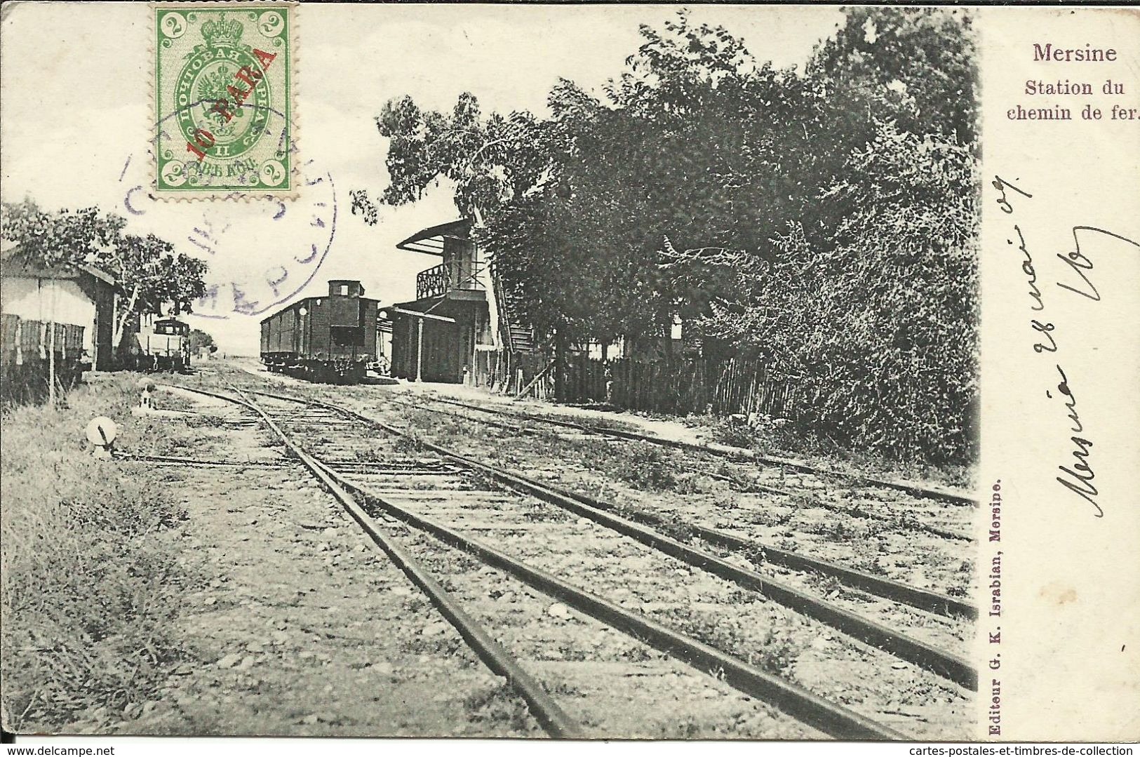 MERSINE ( Mesrin ) , Station Du Chemin De Fer , 1904 - Türkei