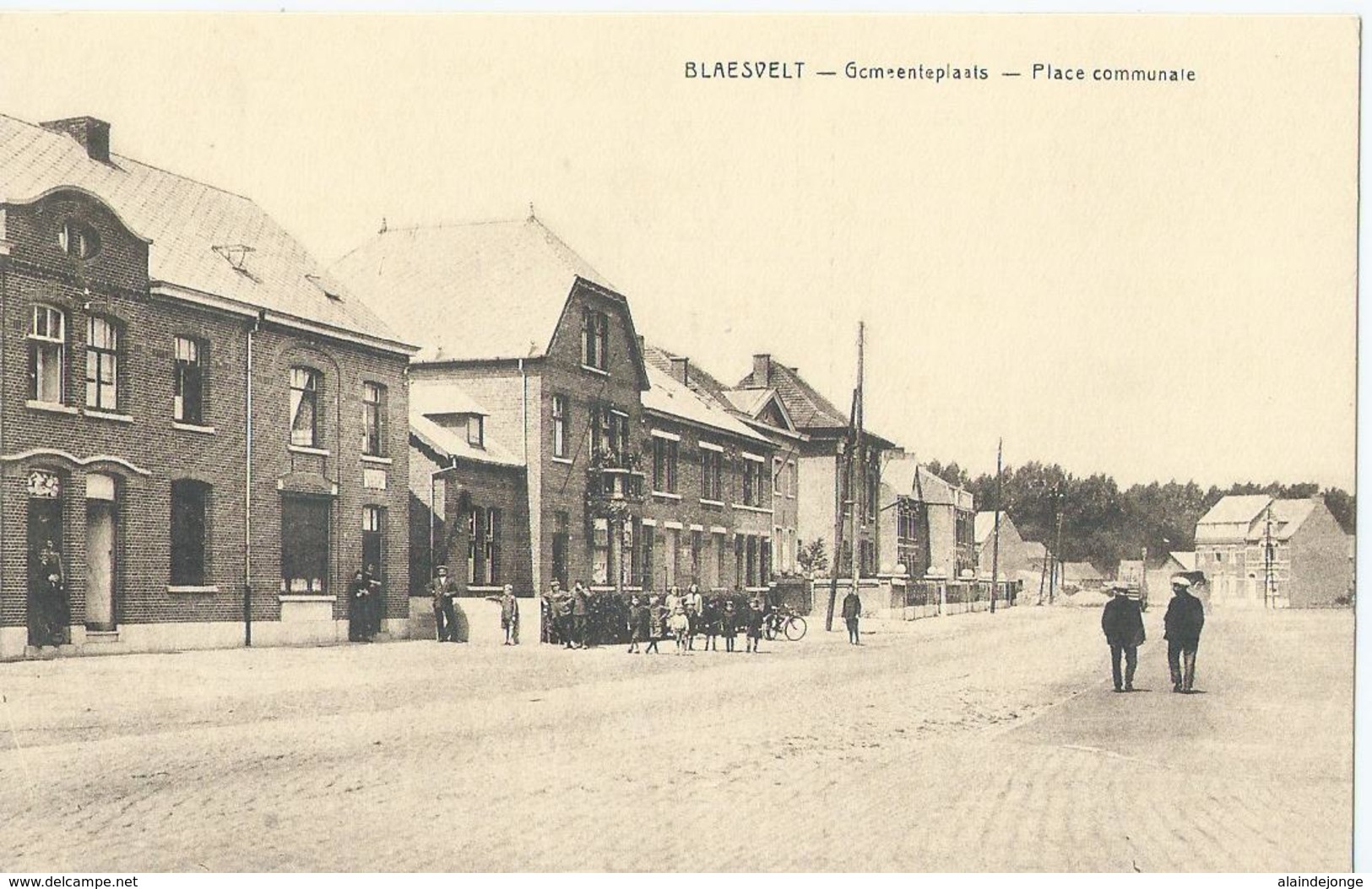 Blaasveld - Blaesvelt - Gemeenteplaats - Place Communale - Uitg. G. De Smet - Willebroek