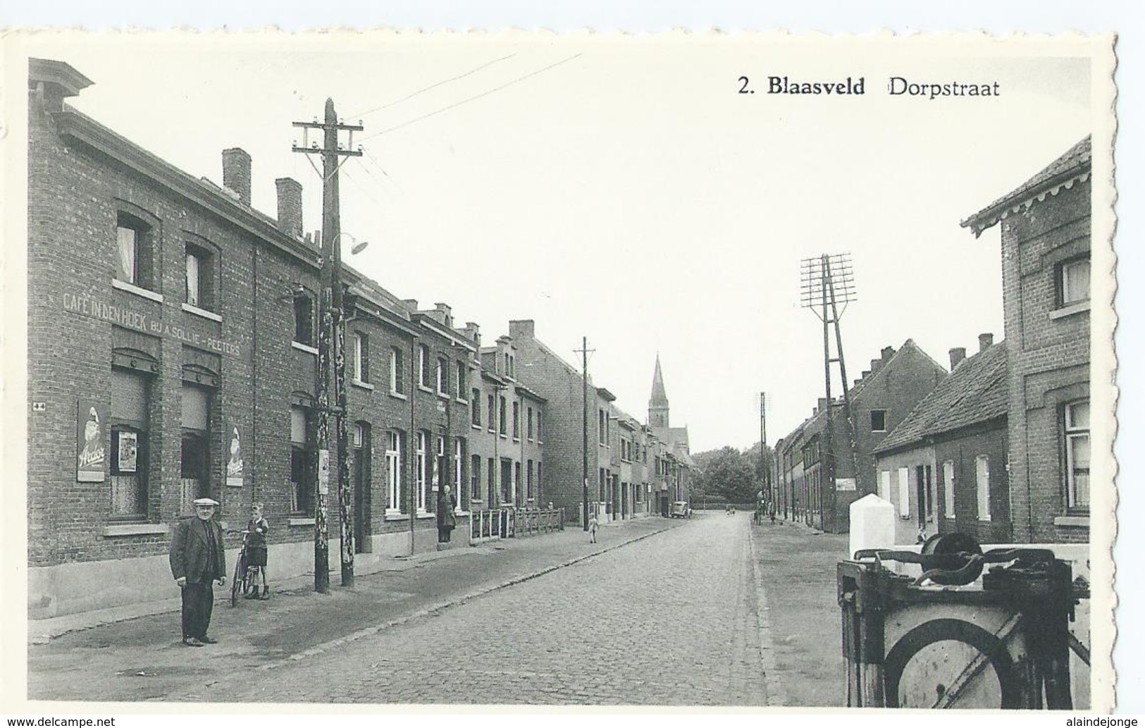 Blaasveld - Dorpstraat - Uitgave Ed. Adriaens (Tabak-Likeuren) - Willebroek