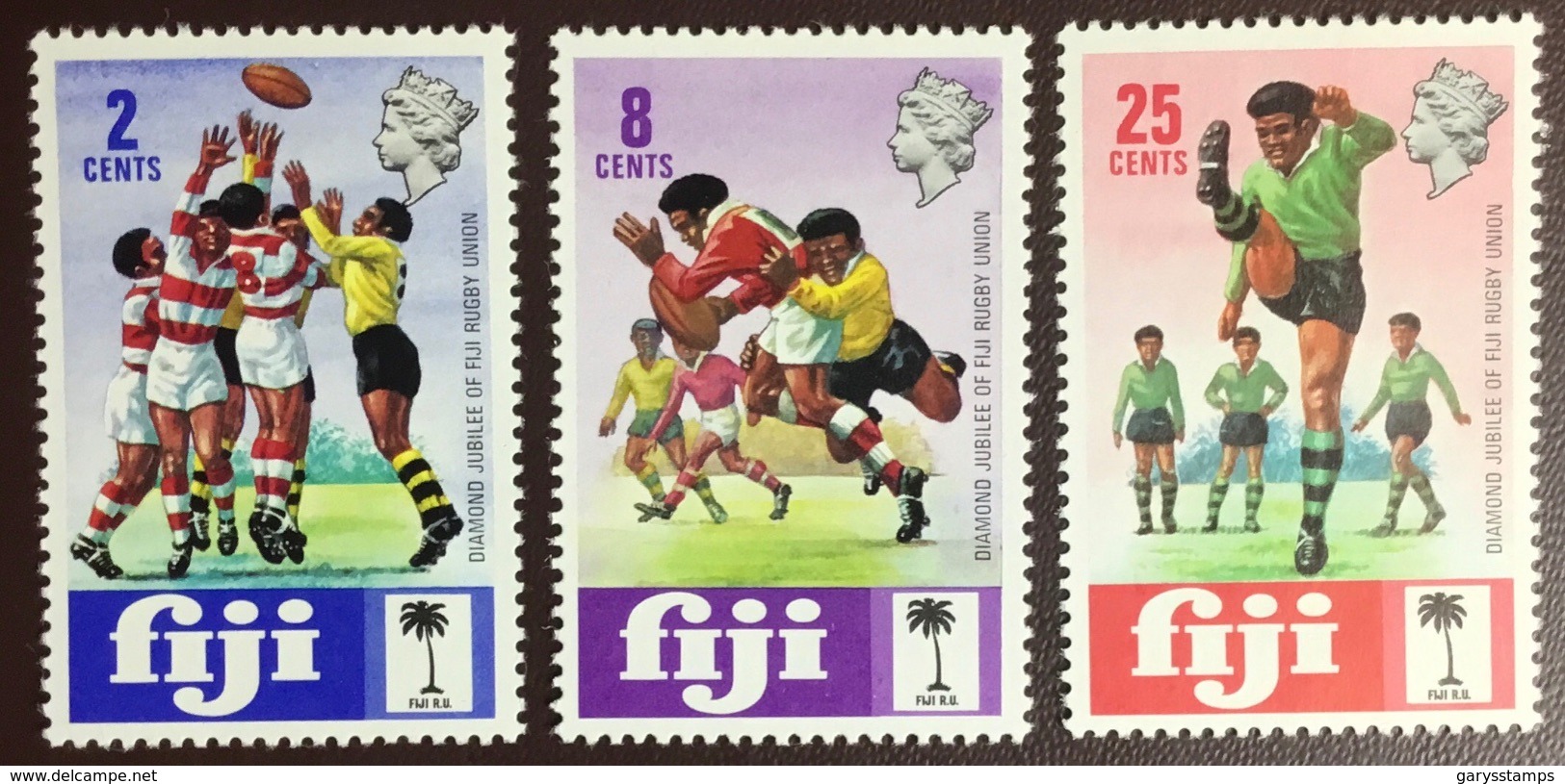 Fiji 1973 Rugby Jubilee MNH - Fiji (1970-...)