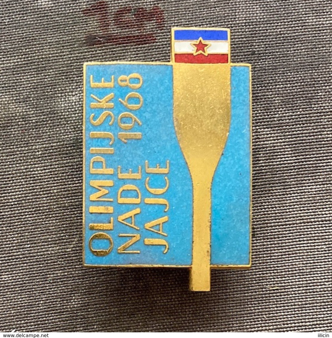 Badge Pin ZN009416 - Rowing Kayak Canoe Yugoslavia Bosnia Jajce Olympics 1968 - Rudersport