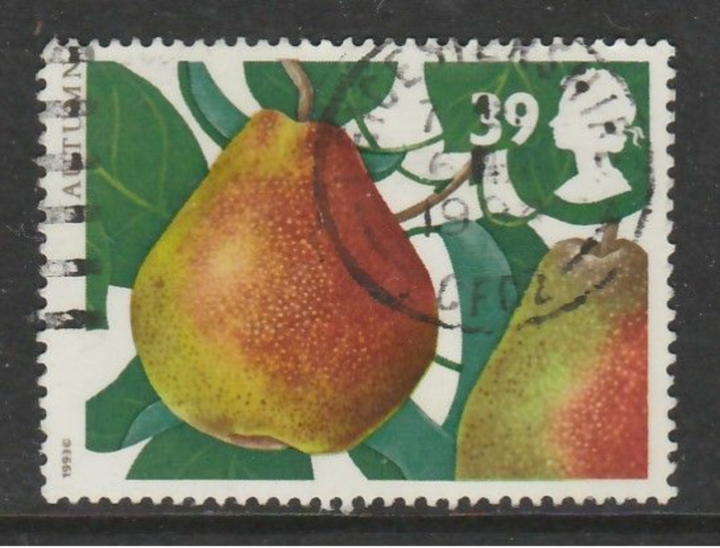 GB 1993 Four Seasons (2nd Series) Autumn Fruits And Leaves 39p Multicoloured  SG 1783 O Used - Used Stamps