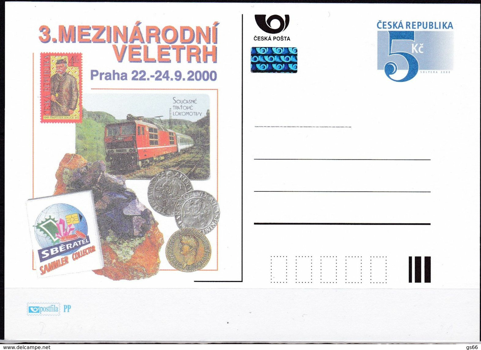 Cesca, 2000, P 54,  MEZINARODNI VELETRH, SBERATEL RALLWAY, NUMIS - Ohne Zuordnung