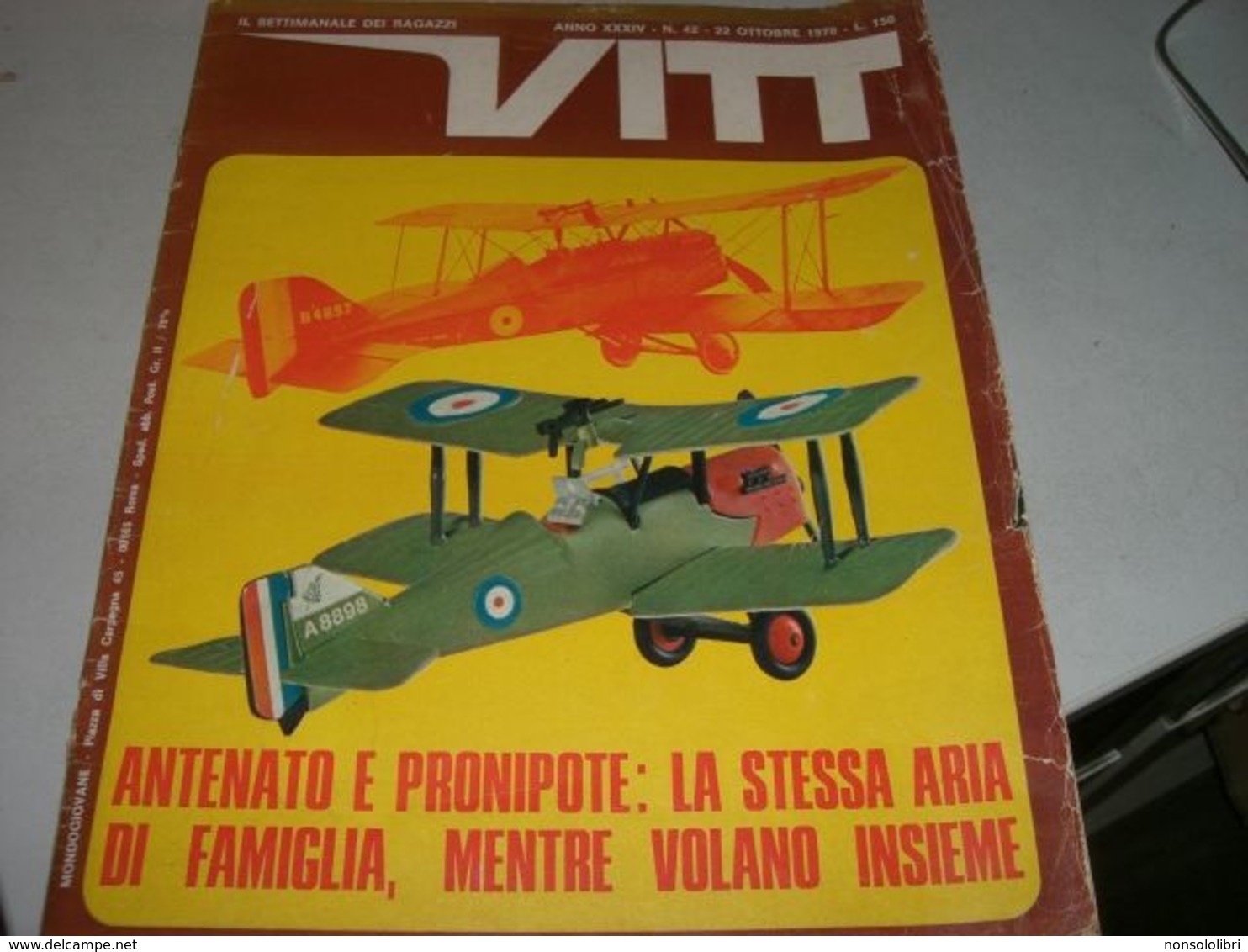 RIVISTA SETTIMANALE VITT 22 OTTOBRE 1970 - Flugmagazin