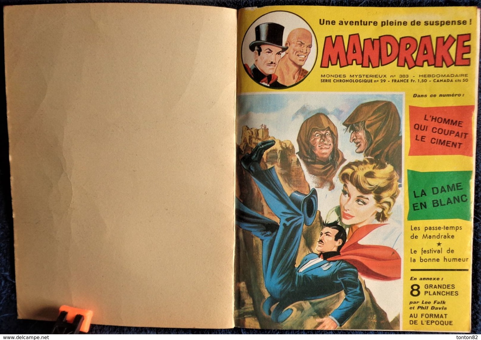 MANDRAKE - Album N° 40 - ( 384 - 385 - 386 - 387 ) - ( 1972 / 1973 ) . - Mandrake