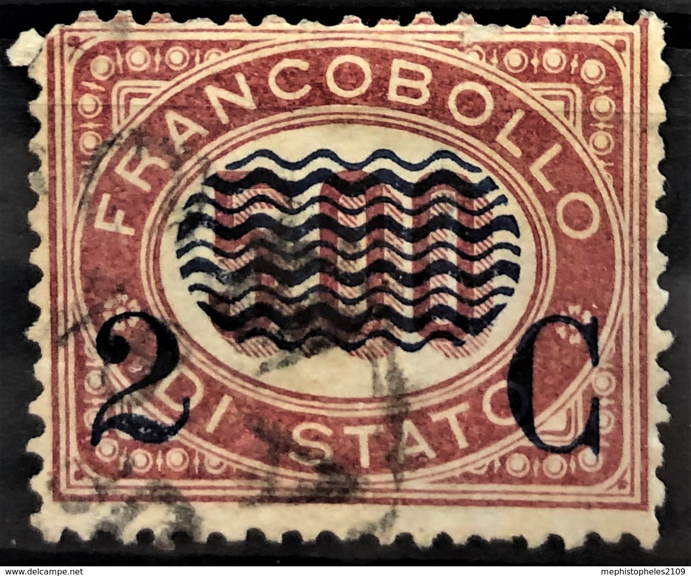 ITALY / ITALIA 1878 - Canceled - Sc# 43 - 2c - Used