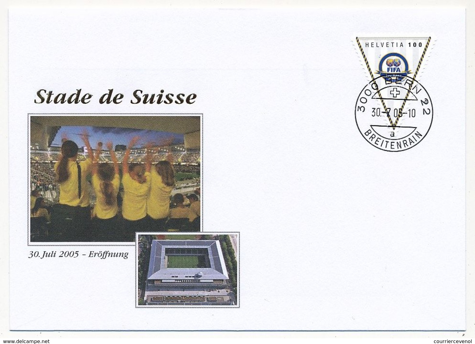 SUISSE - Une Enveloppe FIFA 2005 - Stade De Suisse - Championnat D'Europe (UEFA)