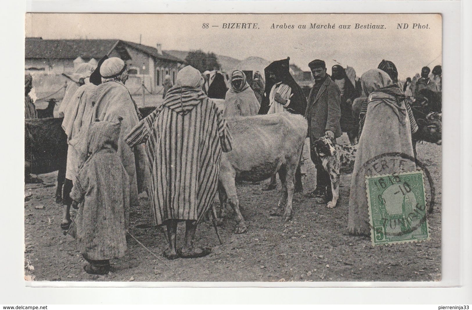 Bizerte / Tunisie , Le Marché Aux Bestiaux , Beau Plan ( Autre Vue) - Tunisie