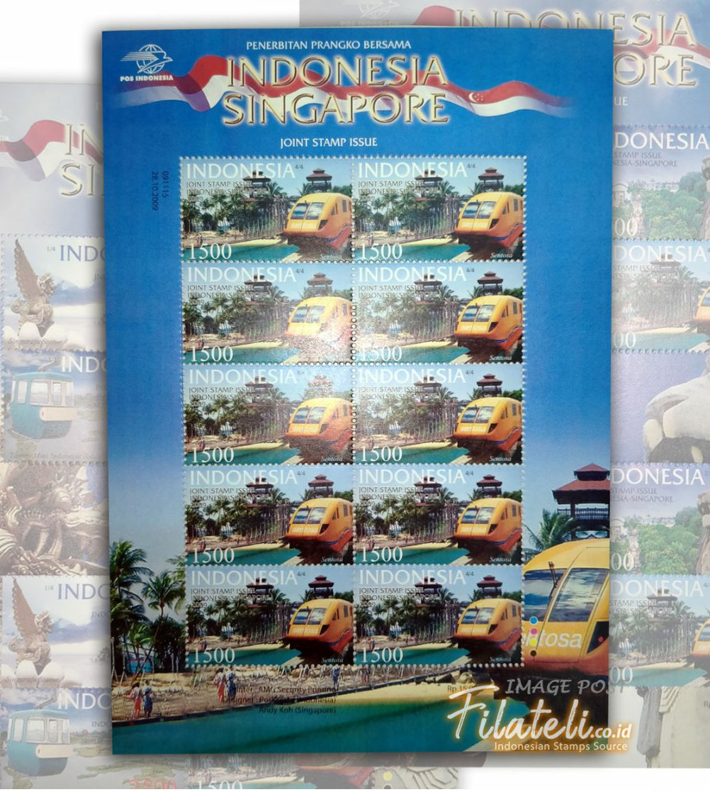 Indonesia 2009 Joint Issue Stamp Indonesia - Singapore - FS - Indonesien