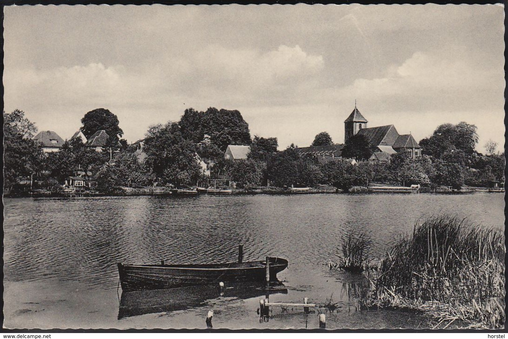 D-24211 Preetz - Blick über Den Kirchsee - Church - Boot - Preetz