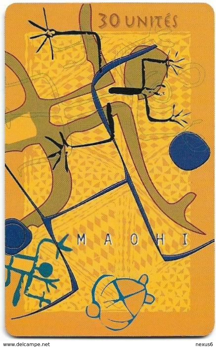 French Polynesia - OPT - Maohi, The Fire - Gem1A Symmetr. Black, 06.1997, 30Units, 20.000ex, Used - Polynésie Française