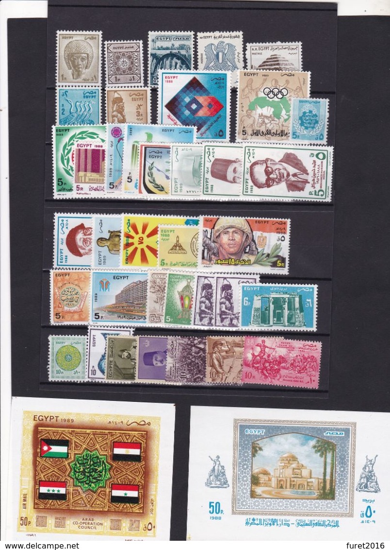 Egypte XX + 2 Blocs  Paypal OK - Unused Stamps