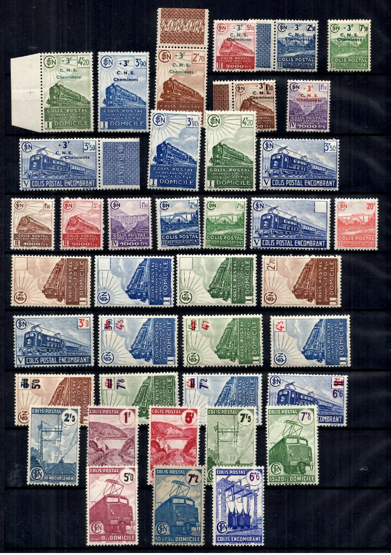 France Belle Collection De Colis Postaux Neufs **/* 1941/1945. Bonnes Valeurs. TB. A Saisir! - Mint/Hinged