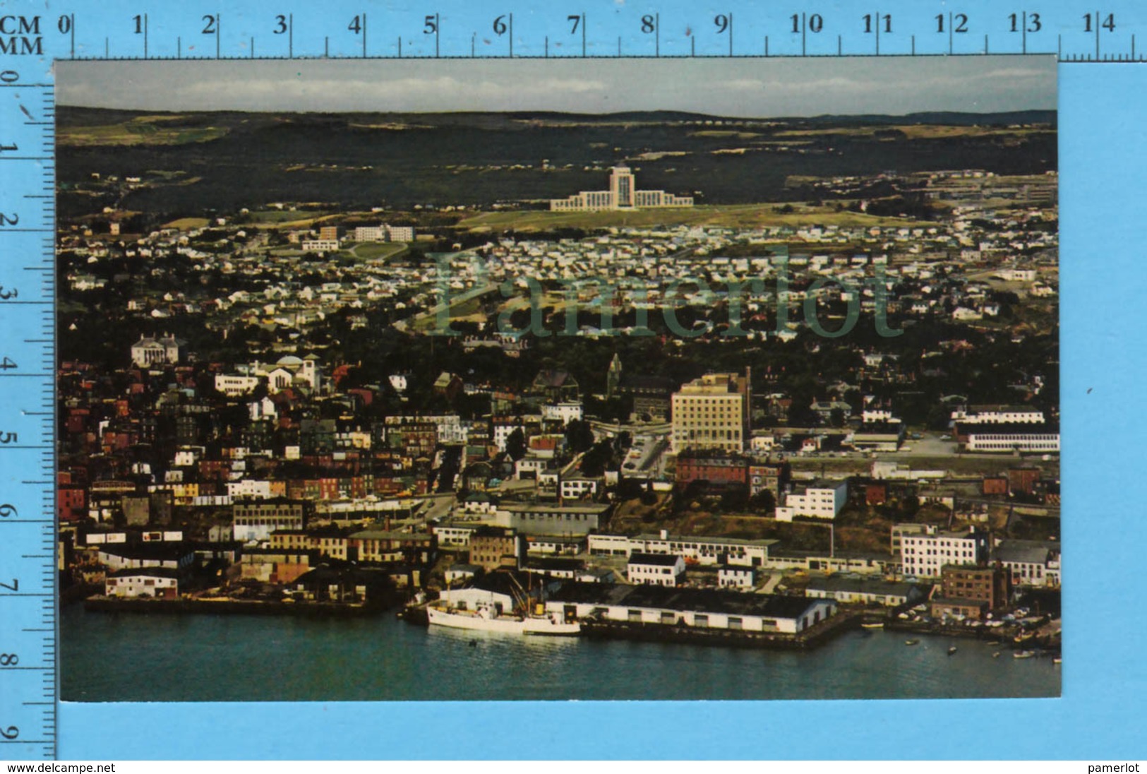 Postcard - Newfoundland - Aerial View Of St-John's ,Harbour And Confederation Building  - Canada - St. John's